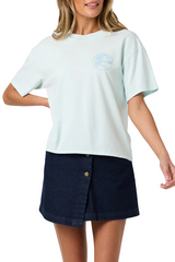 O'Neill Womens O'Riginals Salty Circle Surfer Easy Short Sleeve T-Shirt