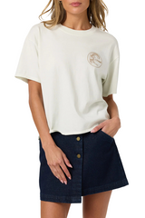 O'Neill Womens O'Riginals Salty Circle Surfer Easy Short Sleeve T-Shirt