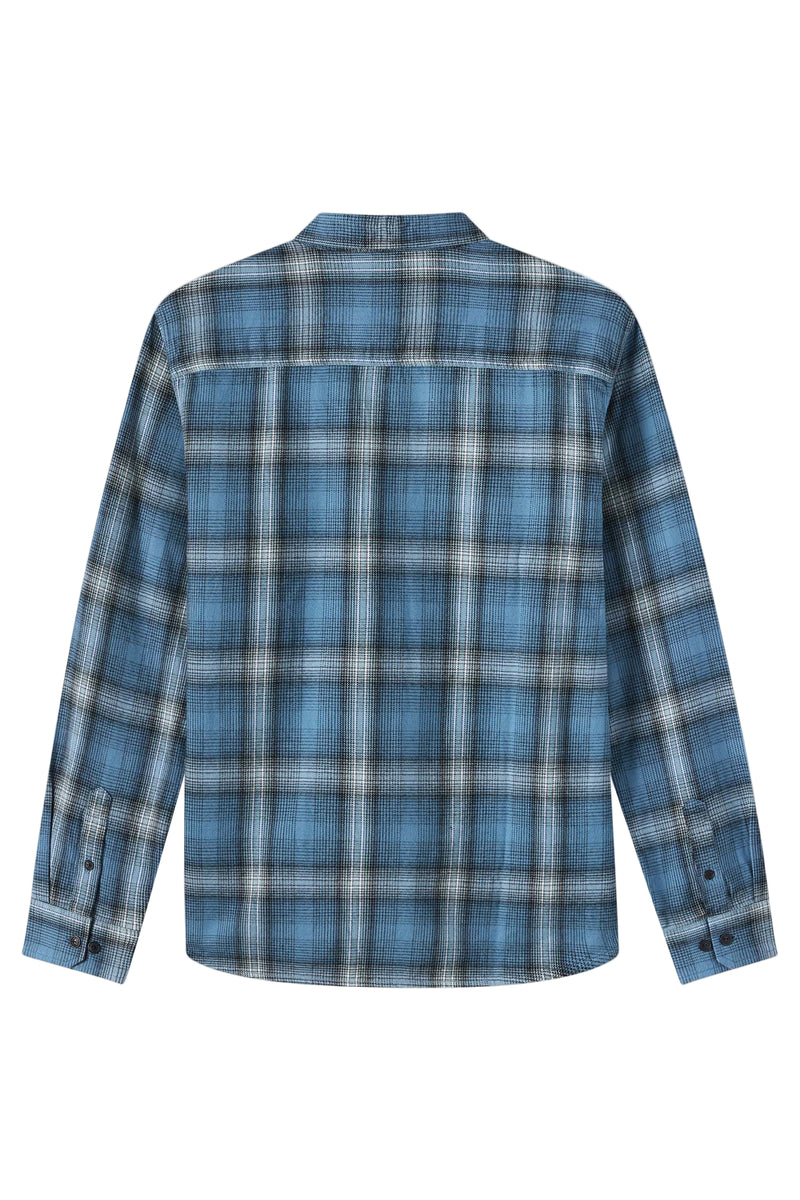 O'Neill Mens O'Riginals Clashed Flannel Standard Fit Long Sleeve Shirt