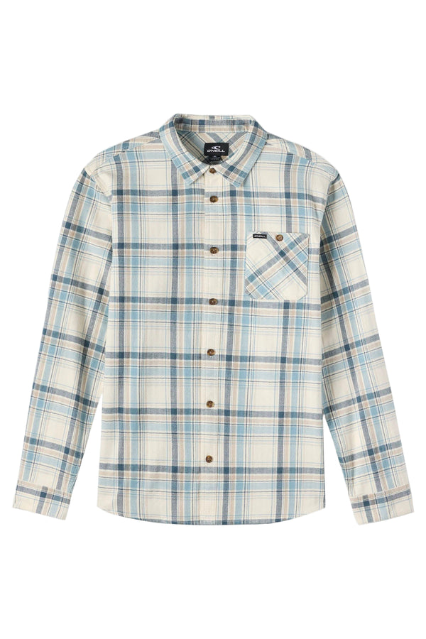 O'neill Men's Redmond Plaid Flannel Long Sleeve Shirt