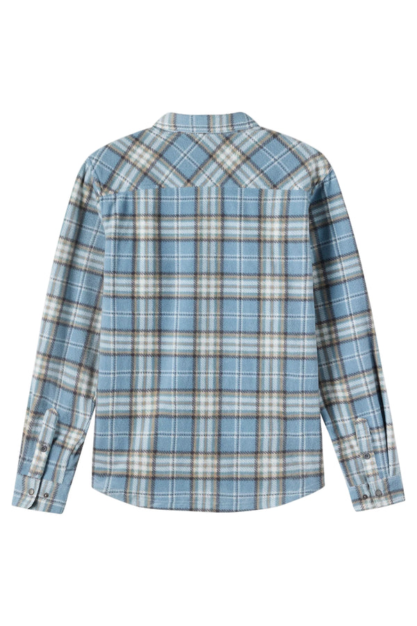 O'Neill Mens Glacier High Pile Superfleece Standard Fit Long Sleeve Shirt