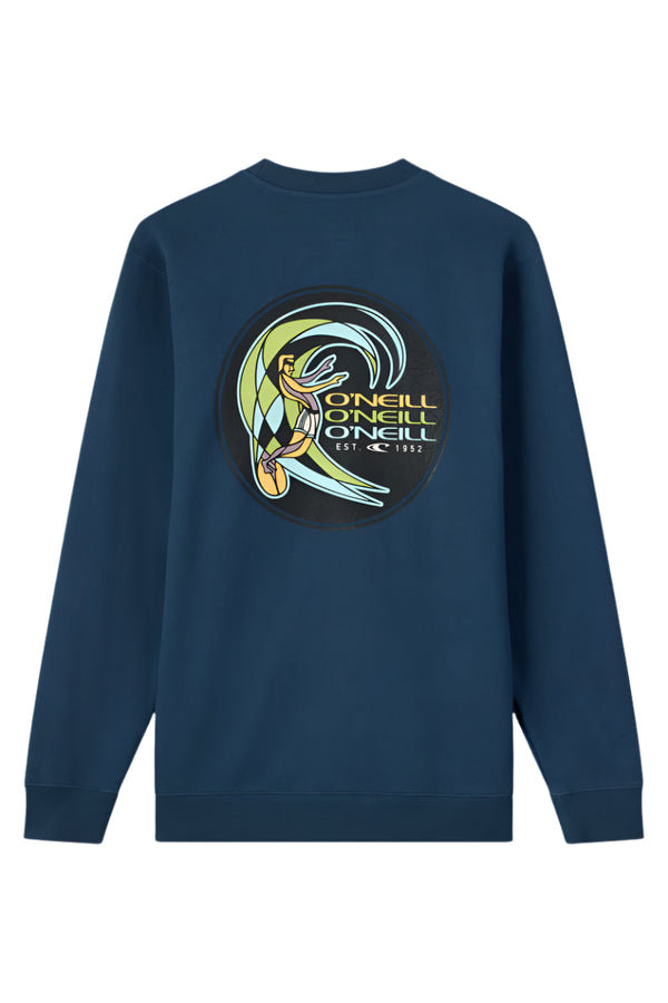 O'Neill Mens Fifty Two Cliffs Fleece Crew Neck Sweatshirt