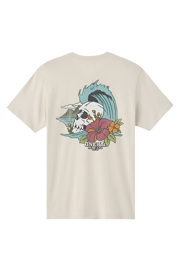 O'Neill Mens Skull Island Standard Fit Short Sleeve T-Shirt