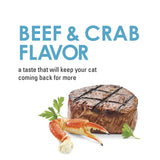 Purina Fancy Feast Savory Cravings Beef & Crab Flavor Cat Treats - 3 oz.