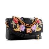 GUESS Morada Sequin Floral Crossbody Handbag