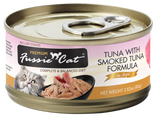 Fussie Cat Premium Tuna with Smoked Tuna Formula Wet Cat Food - 2.82 oz.