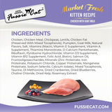 Fussie Cat Market Fresh Chicken with Goat Milk Kitten Recipe Dry Cat Food - 10 lbs.