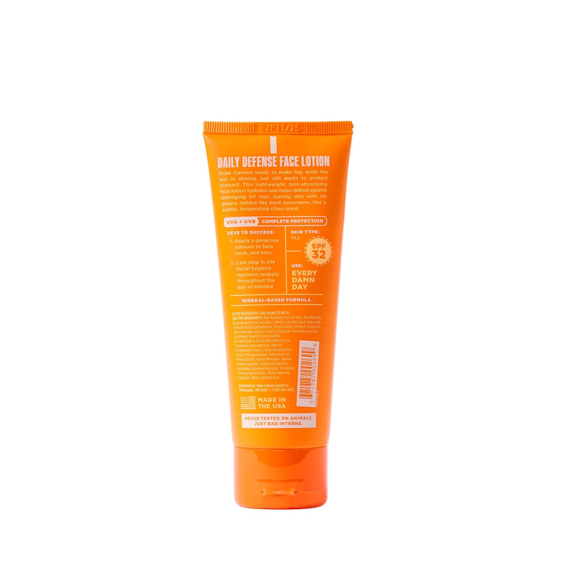 Duke Cannon Supply Co. Daily Defense Face Lotion