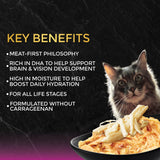 Fussie Cat Premium Black Label Tuna With Chicken Formula in Gravy Recipe Wet Cat Food - 2.82 oz.
