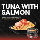Fussie Cat Premium Black Label Tuna with Salmon Formula in Gravy Recipe Wet Cat Food - 2.82 oz.