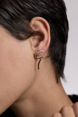 Nadri Muse Twirl Stud Earrings