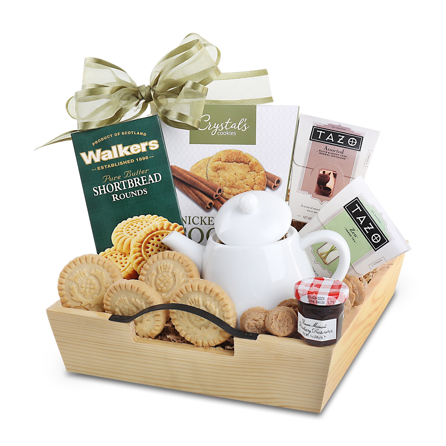 Alder Creek Gift Baskets Garden Tea Tray Gift Basket