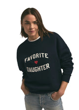 Favorite Daughter Heart Logo Sweatshirt