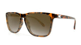 Knockaround Fast Lanes Glossy Tortoise Shell Frame - Amber Lens - Polarized Sunglasses