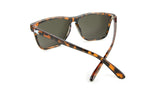 Knockaround Fast Lanes Glossy Tortoise Shell Frame - Amber Lens - Polarized Sunglasses