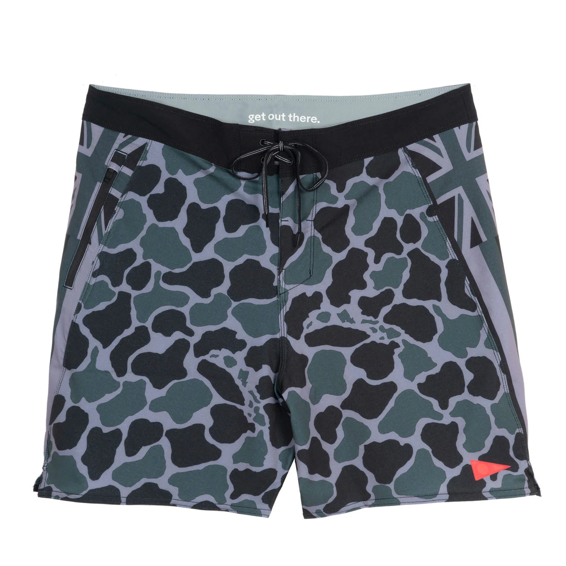 Florence Marine Mens F1 Pro Hawaii Camo Boardshorts