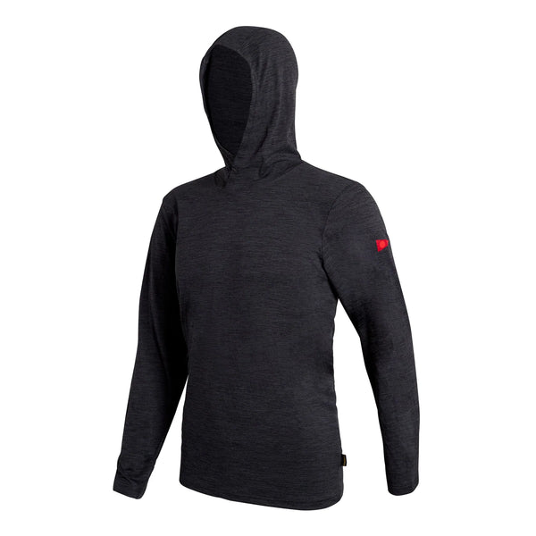 Florence Marine Mens Airtex Long Sleeve Hooded Shirt
