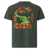 Costa Del Mar Mens Costa Gator Arch Short Sleeve T-Shirt