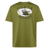Costa Del Mar Mens Tech Supply Short Sleeve T-Shirt