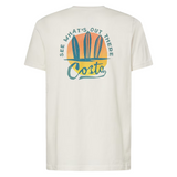 Costa Del Mar Mens Surf Silhouettes Short Sleeve T-Shirt