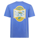 Costa Del Mar Mens Canine Club Pocket Short Sleeve T-Shirt