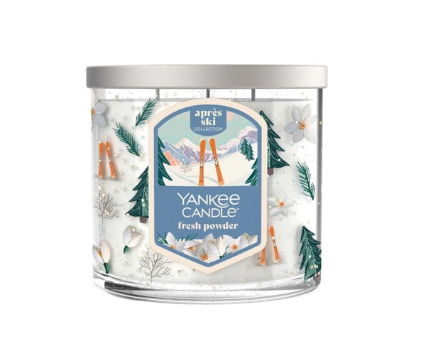 Yankee Candle 3-Wick Candle - Fresh Powder
