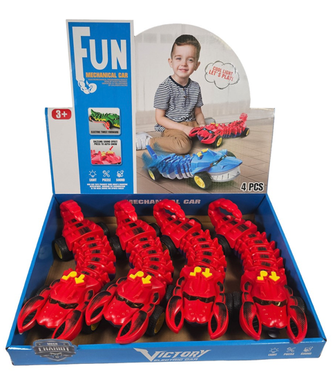 Fun Stuff 12.5" Push Start Winding Scorpion Toy