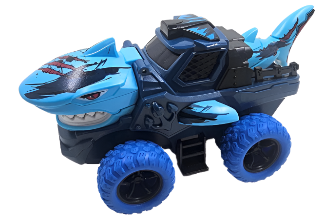 Fun Stuff 6.5" Chomp & Roll Amphibious Vehicle Toy