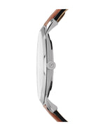 Fossil Mens The Minimalist Slim Three-Hand Light Brown Leather Watch