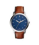 Fossil Mens The Minimalist Slim Three-Hand Light Brown Leather Watch