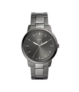 Fossil Mens The Minimalist Three-Hand Smoke Stainless Steel Watch