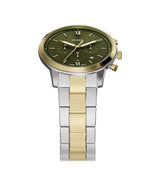 Fossil Mens Neutra Chronograph Two-Tone Stainless-Steel Watch