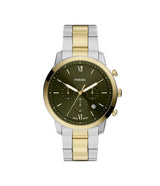 Fossil Mens Neutra Chronograph Two-Tone Stainless-Steel Watch