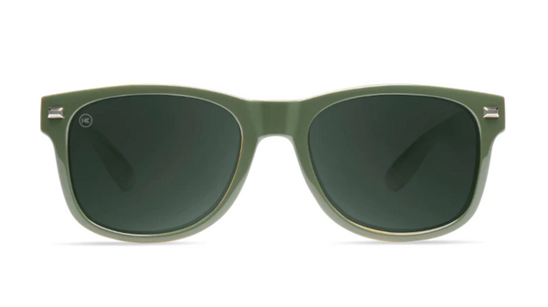 Knockaround Fort Knocks Army Green Frame - Aviator Green Lens - Polarized Sunglasses