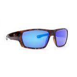Calcutta Fathom Tortoise Frames - Blue Mirror Lens - Polarized Sunglasses