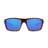 Calcutta Fathom Tortoise Frames - Blue Mirror Lens - Polarized Sunglasses