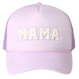 David and Young Womens MAMA Chenille Patched Trucker Cap