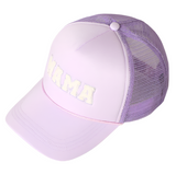 David and Young Womens MAMA Chenille Patched Trucker Cap