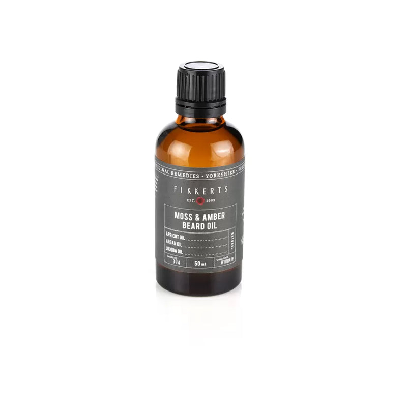 Fikkerts Gentleman's Fruits of Nature Moss & Amber Beard Oil - 1.75 fl oz.