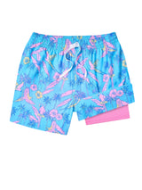 Chubbies Mens The Flock Parties 5.5" Classic Lined Swim Trunks