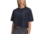 Under Armour Womens UA Freedom Crop Short Sleeve T-Shirt