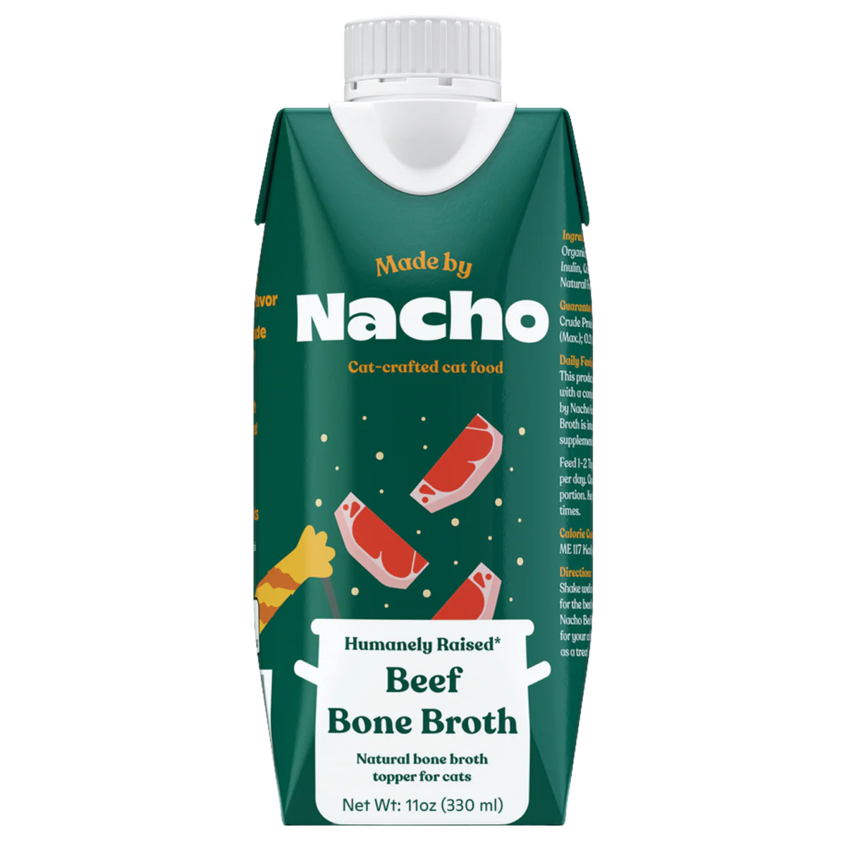 Made By Nacho Humanely Raised Beef Bone Broth Topper - 11 oz.