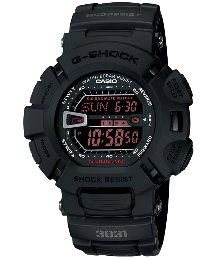 Casio Mens G9000MS-1 G-Shock Mudman Analog Digital Watch