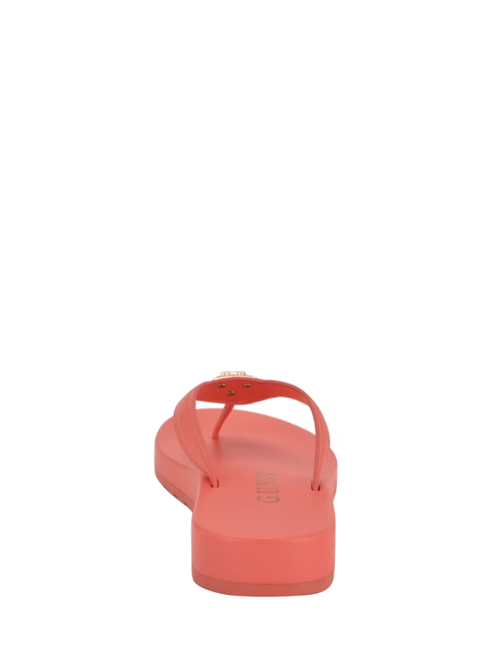 GUESS Womens Candry Logo Flip Flop Sandals
