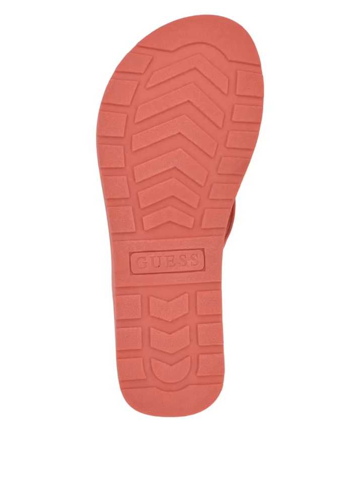 GUESS Womens Candry Logo Flip Flop Sandals