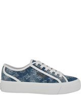 GUESS Womens Jelexa Denim Quattro G Low Top Sneakers