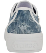 GUESS Womens Jelexa Denim Quattro G Low Top Sneakers