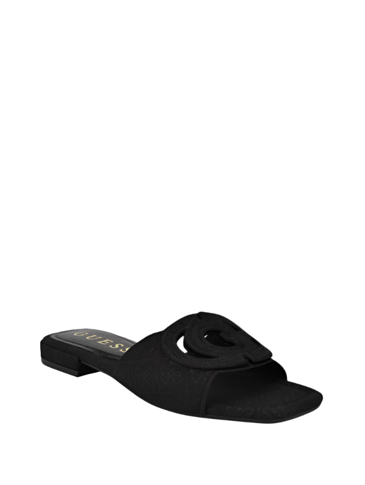 GUESS Womens Tarishae Signature Jacquard Sandals