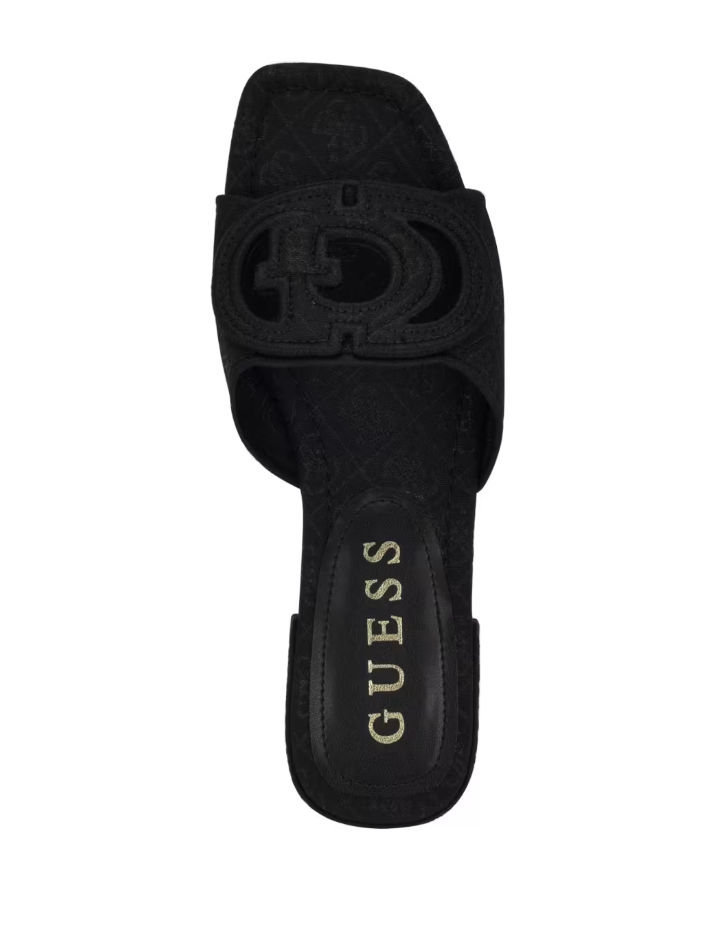 GUESS Womens Tarishae Signature Jacquard Sandals