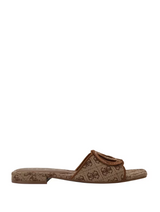 GUESS Womens Tarishae Signature Jacquard Sandals